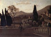 Corot Camille Tivoli The gardens of the village oil painting on canvas